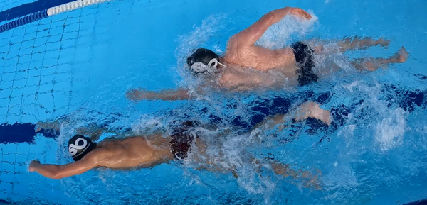 The correct way to draft in open water swimming