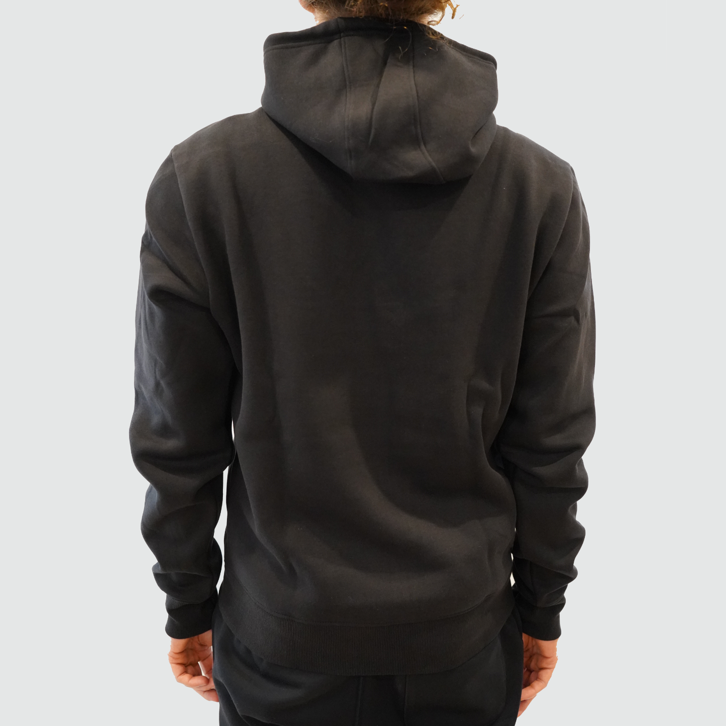 Embossed Black Hoodie